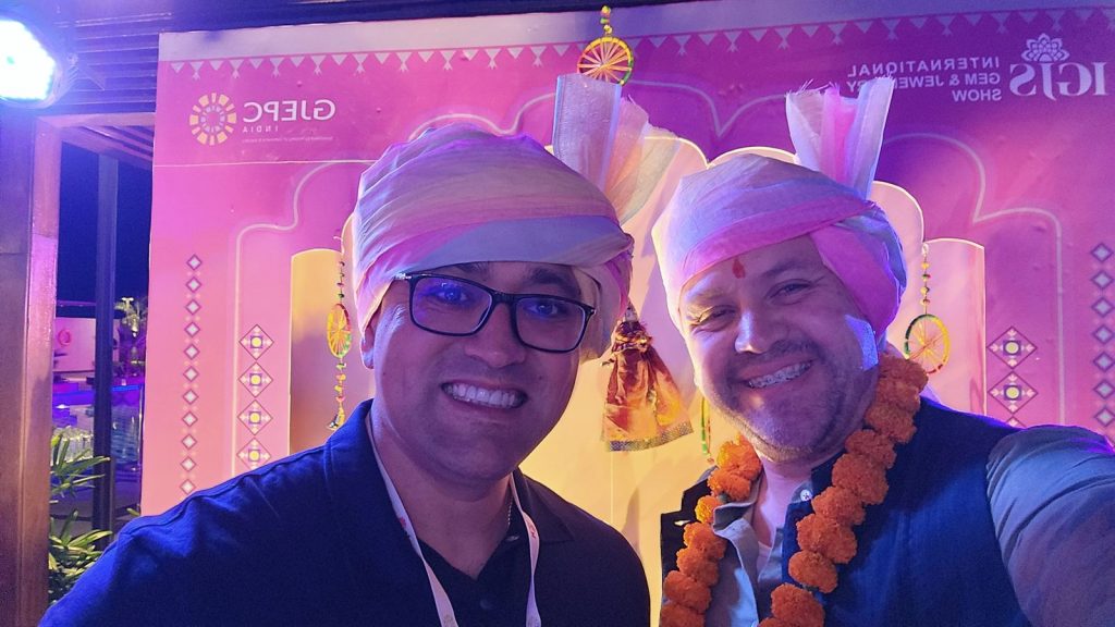 Bienvenida tradicional en la noche de gala – IGJS Jaipur 2026
