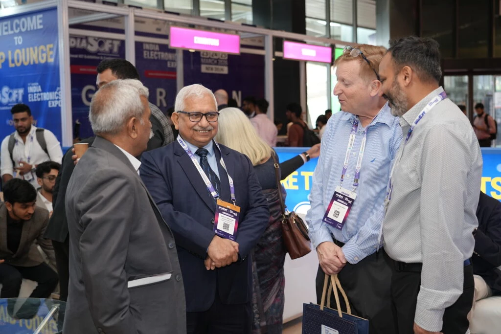Networking en el VIP Lounge – Indiasoft 2026, Nueva Delhi
